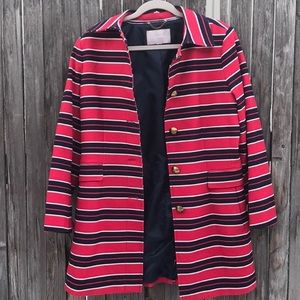Banana Republic striped coat
